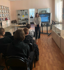 в музее состоялось тематическое мероприятие «Людей не видя пред собой». Его посетили учащиеся Рябцевской и Мурыгинской школ - фото - 8