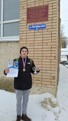 сегодня, 27 февраля, в нашем спортивном зале прошёл муниципальный этап соревнований по волейболу среди юношей в рамках областного конкурса "Знаете, каким он парнем был?" - фото - 5