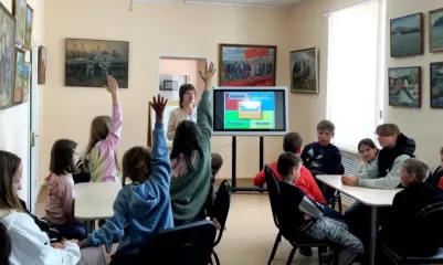 16 июня для мальчишек и девчонок из школы №2 г. Починка в музее была организована увлекательная викторина «Веселые каникулы» - фото - 3